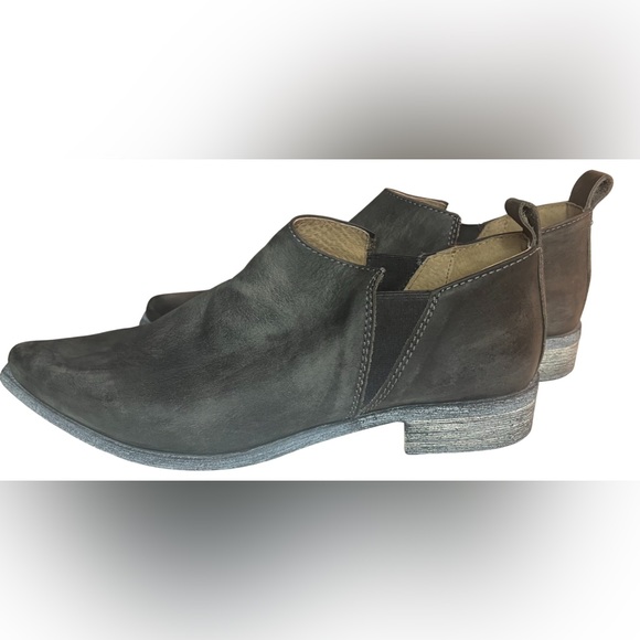 Free People Shoes - Free People Brixton shoe boot. Size EU 41 Size 10 washed black distressed bootie